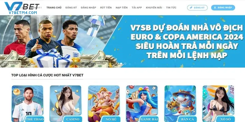 Thông tin tổng quan về nhà cái V7 Bet 